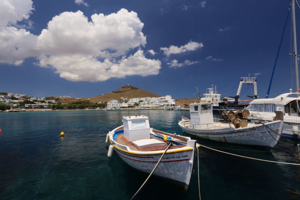 Paros fishing boats