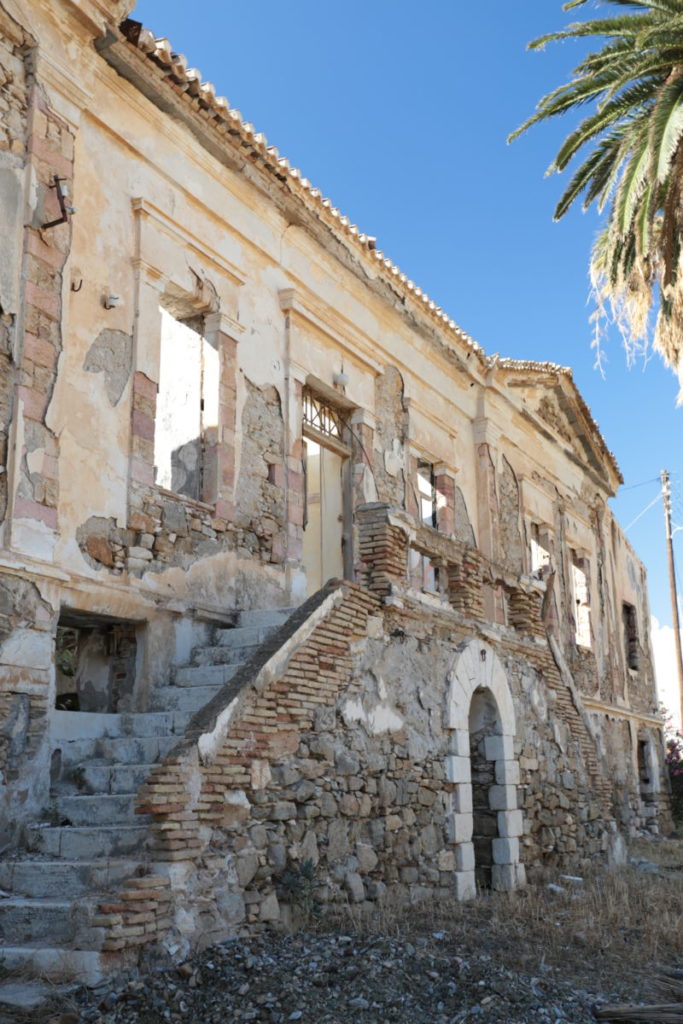 Mines building Megalo Livadi Serifos